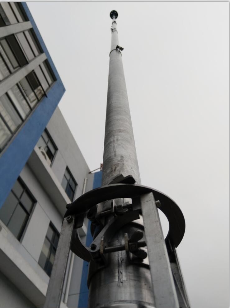 teleskopický stožár crank up telescoping mast 9m telescopic mast aluminum 30ft payload 15kg light weight portable