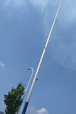 light weight telescoping mast  15 meter telecom pole telescopic mast with tripod or without