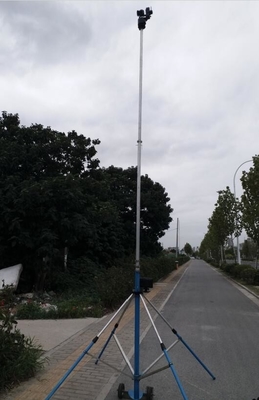 light weight telescoping mast  15 meter telecom pole telescopic mast with tripod or without