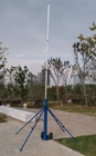 crank up mast telescopic antenna tower light pole 6 meters aluminum pole