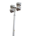 portable light tower 9m high 30ft telescopic mast pole light 200W*4 LED light outdoor light tower