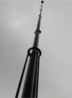 6m winch up telescopic mast lighting tower-ground mounting tripod lighting tower 20ft tower light LED lamp head