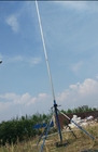 portable 40ft antenna telescopic mast push up 12m high light weight antenna mast telescoping mast