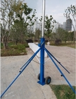 telescopic mast winch up sectional mast Light weight Antennas 6m to 15m aluminum mast radio mast