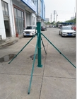 trolley based heavy duty 2mm wall 6063 aluminum tube 6-18m telescopic mast with tripod stand