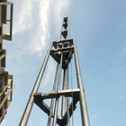 kafes qülləsi hand winch 15m telescopic antenna tower lattice tower aluminum tower light weight portable 8 sections