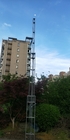 kafes qülləsi aluminum tower 65ft 20m 10 sections telescopic antenna tower lattice tower aluminum light weight