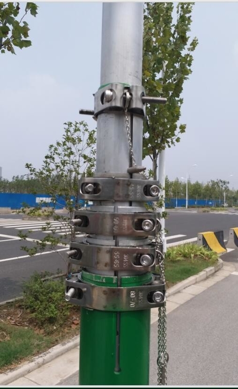 10m high light weight aerial photography mast and Ground-based Telescoping Elevated Mast aluminum telescopic mast