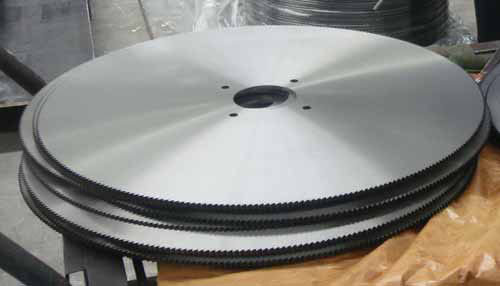 Hoja de sierra circular para corte de tubos metálicos, hoja de corte de acero 1000mm x 130mm x 6.0mm Z=348