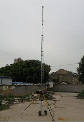 Torre de tipo portátil gancho telescópico torre de rejilla antena al aire libre torre de 60 pies