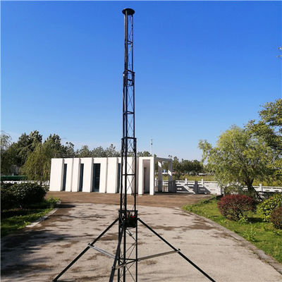 torre mástil 30m 11 secciones torre de antena telescópica torre de celosía torre de aluminio